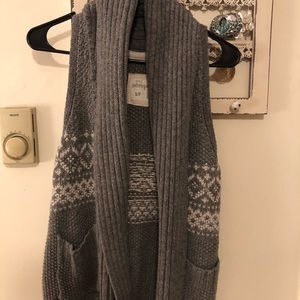 Sleeveless Sweater Cardigan